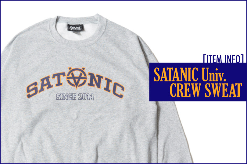 Item INFO!! "SATANIC Univ. CREW SWEAT"