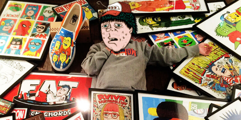 TM paint "PEEPSHOW" SOLO ART SHOW REPORT