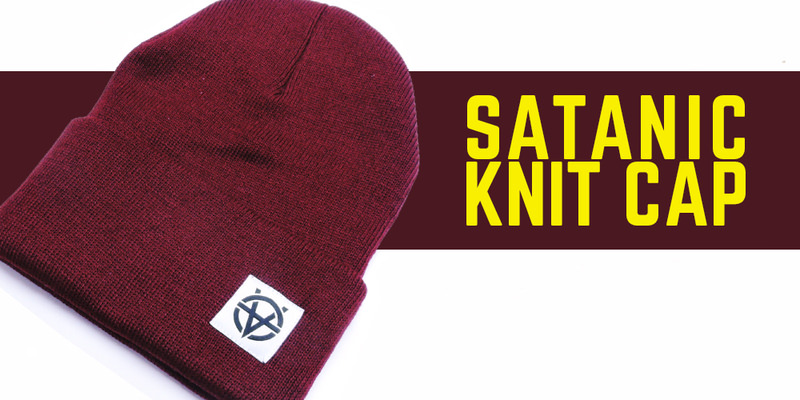 “SATANIC I KNIT CAP” IN STORE!!