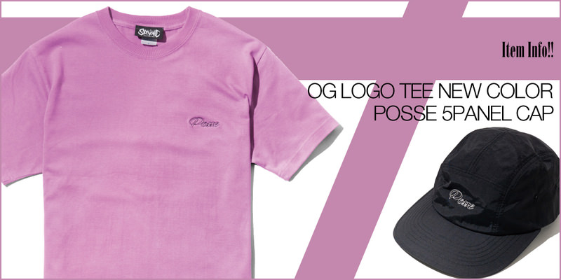 Item Info!! "Posse 5P CAP"&"OG LOGO TEE"