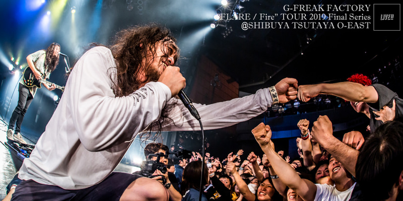 G-FREAK FACTORY "FLARE / Fire" TOUR 2019 Final Series -ONE MAN- LIVE REPORT!!